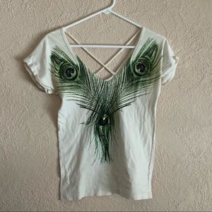 Peacock Feather Tee